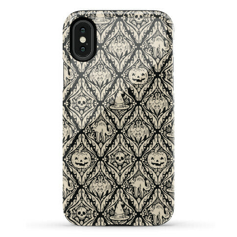 Spooky Vintage Halloween Pattern Phone Case